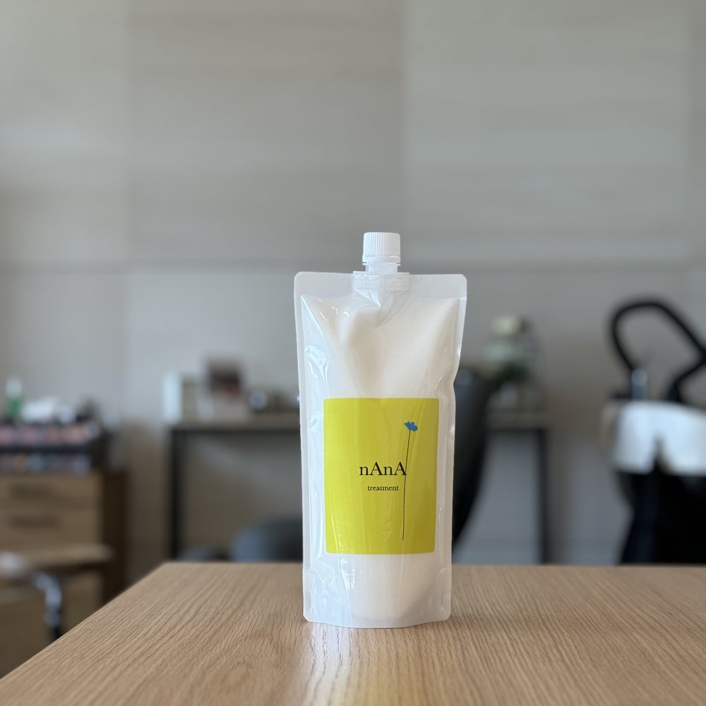 サロンの店内で撮影してきた、nAnA PRODUCTSのトリートメント